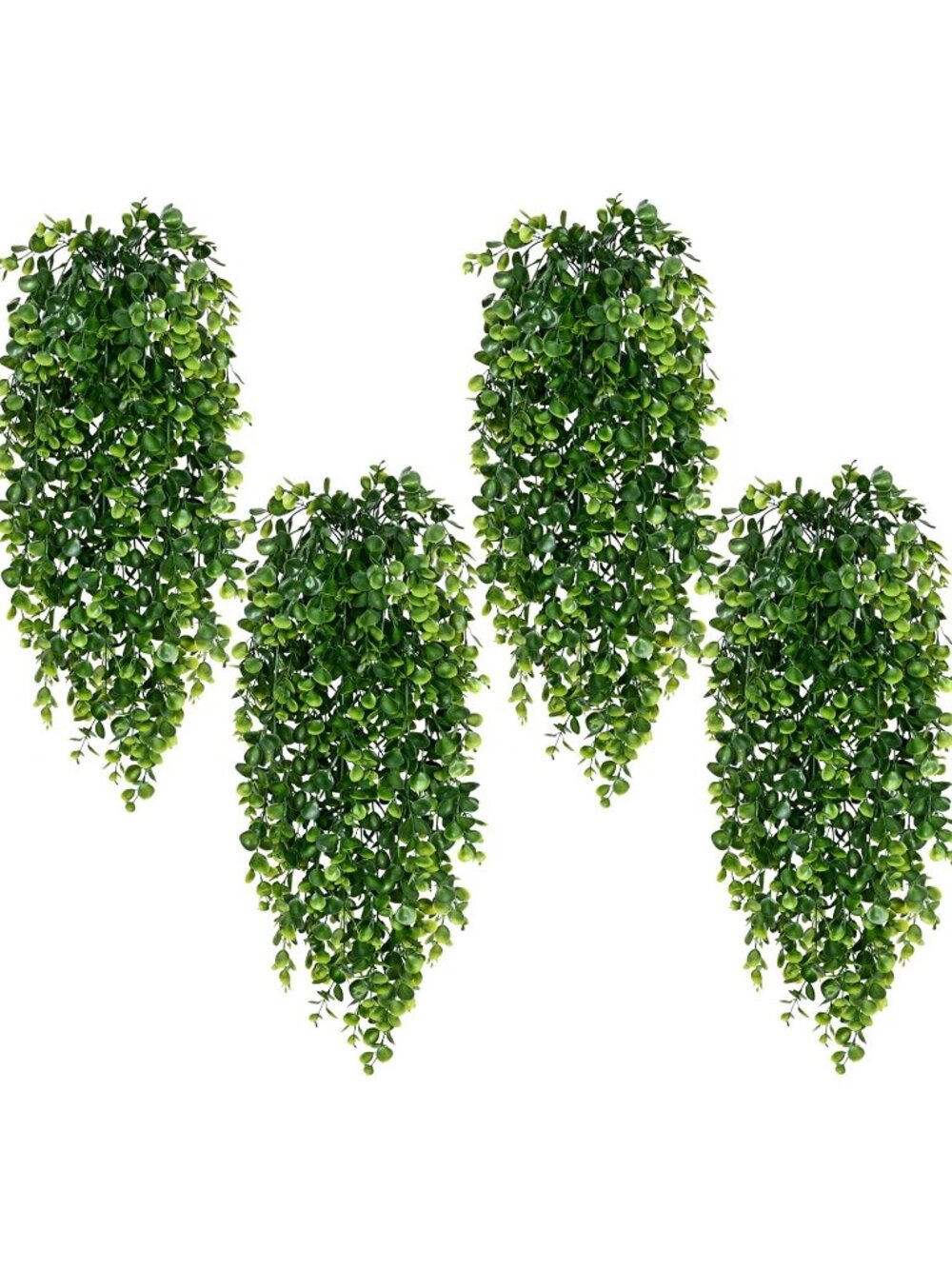 New 4Pcs Fake Hanging Plants 2.7FT Fake Plants Fake Vines Greenery